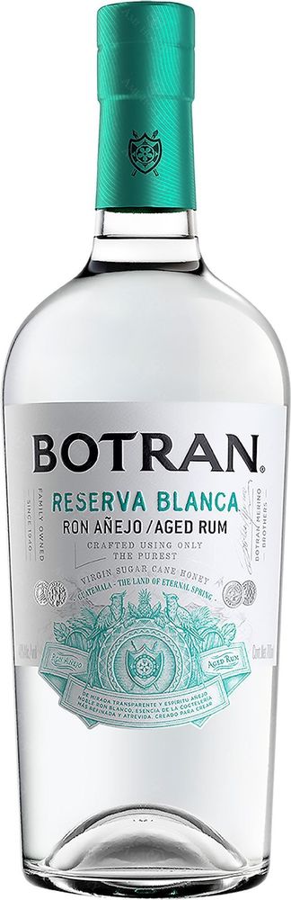 RUM BOTRAN RESERVA BLANCA 700ML