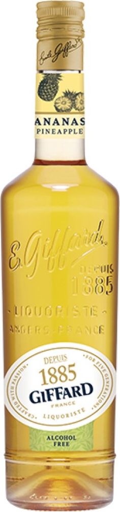 ΛΙΚΕΡ PINEAPPLE GIFFARD ALCOHOL FREE 700 ML