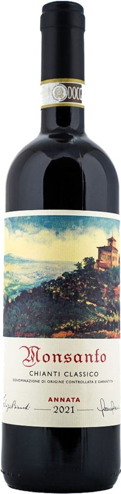 ΚΡΑΣΙ CHIANTI CLASSICO DOCG CASTELLO DI MONSANTO 2021 ΕΡΥΘΡΟ 750 ML
