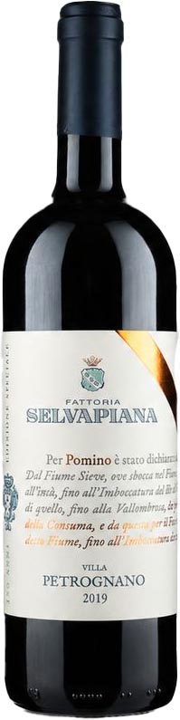 ΚΡΑΣΙ POMINO ROSSO VILLA DI PETROGNANO DOC (BIO) FATTORIA SELVAPIANA ΕΡΥΘΡΟ 2019 750 ML