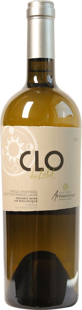 ΚΡΑΣΙ CLOS DE LOLOL WHITE (BIO) HACIENDA ARAUCANO 2021 ΛΕΥΚΟ 750 ML