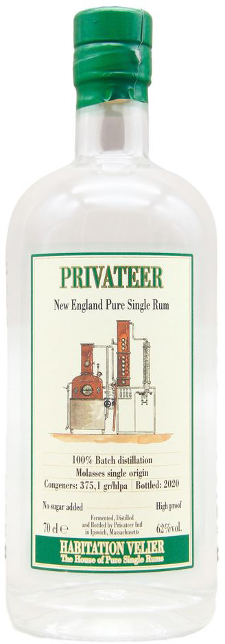 RUM HABITATION VELIER PRIVATEER WHITE 2020 700ML