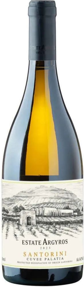ΚΡΑΣΙ CUVEE PALATIA ΣΑΝΤΟΡΙΝΗ ΚΤΗΜΑ ΑΡΓΥΡΟΥ 2023 ΛΕΥΚΟ 750 ML