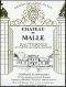  CHATEAU DE MALLE 2EME CRU CLASSE 2002  750 ML