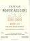  CHATEAU MAUCAILLOU MOULIS-EN-MEDOC CRU BOURGEOIS 2007  750 ML