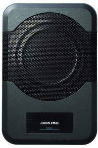 ALPINE PWE-S8 8\'\' QUAD-COIL SUBWOOFER BOX BUILT-IN 240W AMPLIFIER