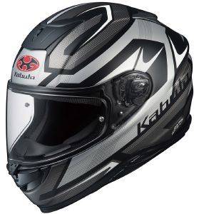 ������ KABUTO AEROBLADE-5 RUSH FLAT BLACK SILVER (XL)