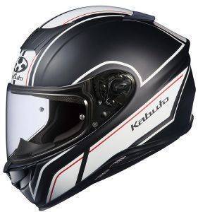 KABUTO ΚΡΑΝΟΣ KABUTO AEROBLADE-5 SMART FLAT BLACK WHITE-XS