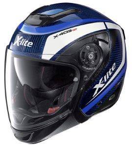  X (L)ITE X-403 GT ULTRA CARBON MERIDIAN N-COM 7 CARBON TINTO BLUE (S)