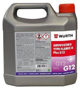ΑΝΤΙΨΥΚΤΙΚΟ ΥΓΡΟ WURTH FLAMIX D PLUS G12+ 3LT (5861500003) ΑΝΤΙΨΥΚΤΙΚΟ ΥΓΡΟ WURTH FLAMIX D PLUS G12+ 3LT (5861500003)