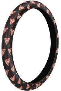 LAMPA ΚΑΛΥΜΜΑ ΤΙΜΟΝΙΟΥ LAMPA SKIN-COVER PIZZA (ΠΙΤΣΑ) 38/40CM (M) ΜΑΥΡΟ ΕΛΑΣΤΙΚΟ ΠΟΛΥΕΣΤΕΡΙΚΟ