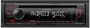 RADIO KENWOOD KDC-130UR CD-RECEIVER WITH FRONT 50WX4/USB & AUX INPUT