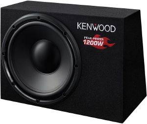 KENWOOD KSC-W1200B 12\'\'/ 30CM 1200W/300W RMS BOX-TYPE PASSIVE SUBWOOFER