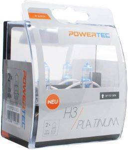 M-TECH H3 12V 55W 3.250K +130% PK22S POWERTECK PLATINIUM 2ΤΕΜ. M-TECH