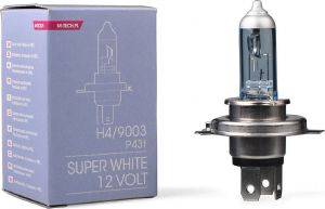 M-TECH H4 12V 60/55W P43T-38 COLOR SUPERWHITE 1ΤΕΜ. M-TECH