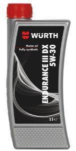 ΛΑΔΙ ΜΗΧΑΝΗΣ WURTH ENDURANCE III DX 5W30 1L (0897205301) ΛΑΔΙ ΜΗΧΑΝΗΣ WURTH ENDURANCE III DX 5W30 1L (0897205301)