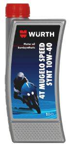 WURTH ΛΑΔΙ WURTH MOTO-4T MUGELO SPEED SYNT 10W-40 1L (0897810041)