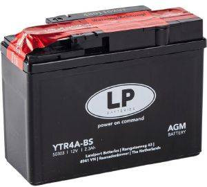 ΜΠΑΤΑΡΙΑ ΜΗΧΑΝΗΣ LP YTR4A-BS (ACID-AGM) 12V 2.3/4AH 113X48X85MM ΜΠΑΤΑΡΙΑ ΜΗΧΑΝΗΣ LP YTR4A-BS (ACID-AGM) 12V 2.3/4AH 113X48X85MM