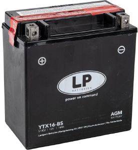   LP YTX16-BS (ACID-AGM) 12V 14AH 150X88X161MM