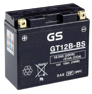   GS GT12-BS (ACID-AGM) 12V 10.5AH 150X69X130MM