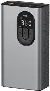 BASEUS ENERGY SOURCE INFLATOR PUMP 2400MAH BATTERY DIGITAL DISPLAY 150 PSI TARNISH GREY BASEUS ENERGY SOURCE INFLATOR PUMP 2400MAH BATTERY DIGITAL DISPLAY 150 PSI TARNISH GREY
