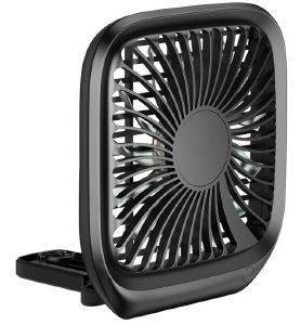   BASEUS FOLDABLE VEHICLE-MOUNTED BACKSEAT FAN BLACK (CXZD-01)