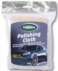 CARLINEA ΠΑΝΙ ΓΙΑ ΓΥΑΛΙΣΜΑ CARPLAN ΒΑΜΒΑΚΕΡΟ TRIPLEWAX POLISHING CLOTH