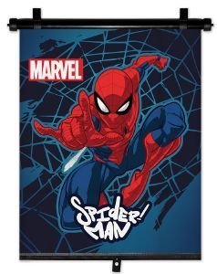 AMIO ΚΟΥΡΤΙΝΑΚΙ ΗΛΙΟΠΡΟΣΤΑΣΙΑΣ AMIO ΣΕ ΡΟΛΟ SPIDER MAN 36X45CM ΓΙΑ ΠΛΑΙΝΟ ΤΖΑΜΙ/ΠΙΣΩ ΠΑΡΜΠΡΙΖ