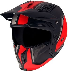 MT ΚΡΑΝΟΣ MT STREETFIGHTER SV C5 TWIN MAT RED (S)