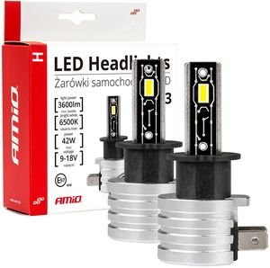  LED AMIO H3 H-SERIES 9-18V 42W 6500K 3600LM CSP 2  (03330)