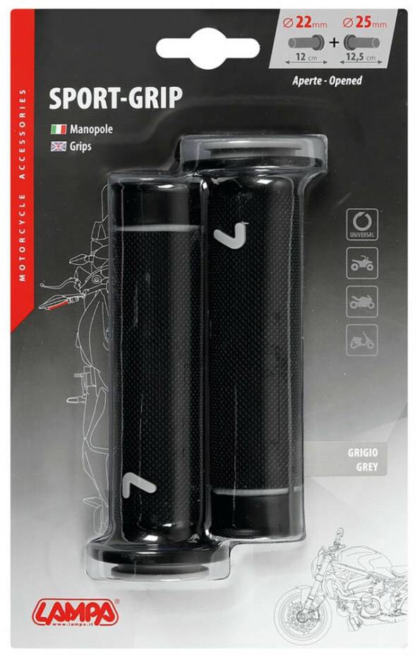 ΧΕΙΡΟΛΑΒΕΣ ΤΙΜΟΝΙΟΥ ΜΗΧΑΝΗΣ SPORT-GRIP (ΜΑΥΡΟ-ΓΚΡΙ)