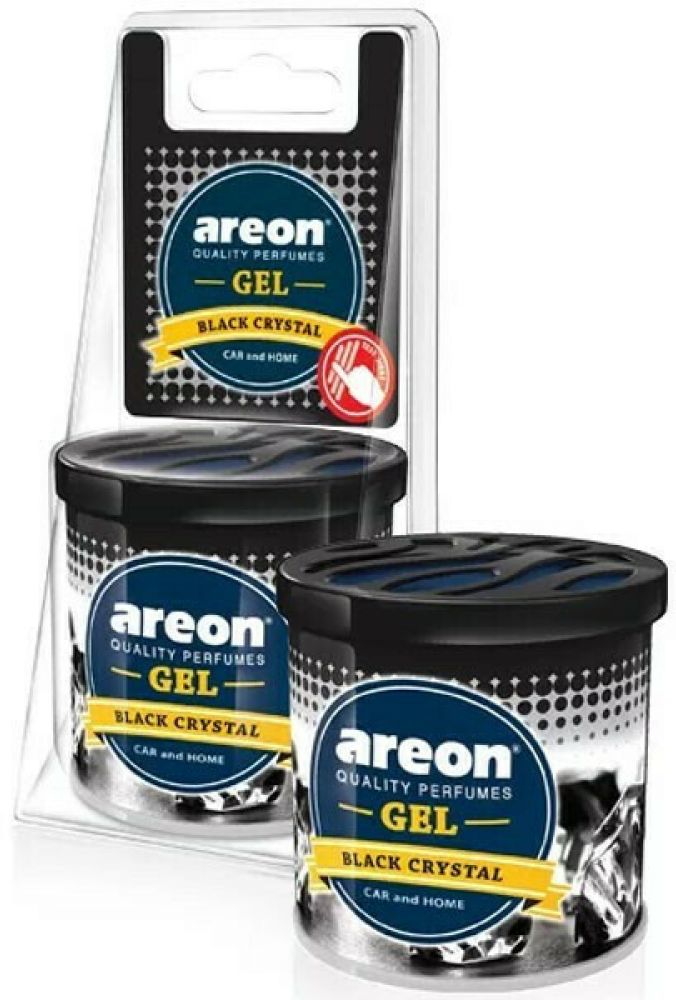 AREON ΑΡΩΜΑΤΙΚΟ ΑΥΤΟΚΙΝΗΤΟΥ AREON GEL BLACK CRYSTAL 80GR (GCK12)
