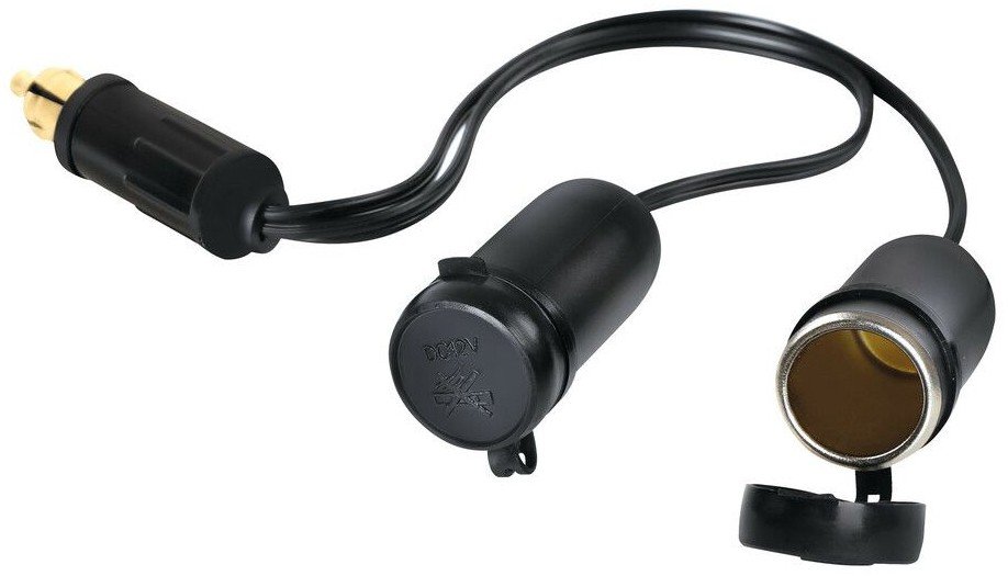 LAMPA ΑΝΤΑΠΤΟΡΑΣ ΑΝΑΠΤΗΡΑ LAMPA ΔΙΠΛΟΣ 12/24V 15A ΜΕ ΚΑΛΩΔΙΟ 20CM (98347)