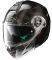  X (L)ITE X-1004 ULTRA CARBON DYAD N-COM 3 SCRATCHED CHROME CHIN GUARD (XXL)