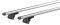 ΜΠΑΡΕΣ ΑΛΟΥΜΙΝΙΟΥ NORDRIVE 108CM IN RAIL STEEL 2ΤΕΜ. ΜΕ ΚΛΕΙΔΑΡΙΕΣ (FLUSH RAILING) (S) UNIVERSAL