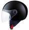  MT STREET METRO SOLID GLOSS BLACK (XL)