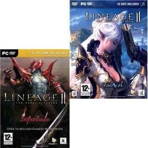 LINEAGE 2 INTERLUDE + LINEAGE 2 GRACIA UPGRADE DISC - PC