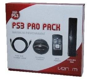 PS3 - PRO PACK (DVD REMOTE,PLAY CHARGE CABLE, CHARGING STATIO)