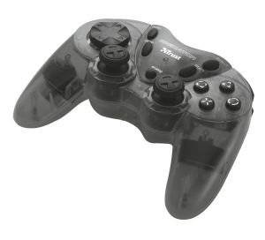 PC - PS2 - TRUST GM-1520T DUAL STICK GAMEPAD TRANSPARENT