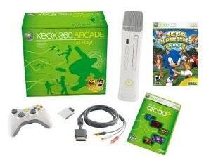 XBOX 360 - ARCADE BUNDLE+SEGA SUPERSTAR TENNIS