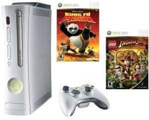 XBOX 360 BUNDLE+INDIANA JONES THE ORIGINAL ADVENTURE+KUNG FU PANDA XBOX 360 BUNDLE+INDIANA JONES THE ORIGINAL ADVENTURE+KUNG FU PANDA