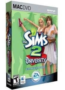 THE SIMS 2 : UNIVERSITY - MAC