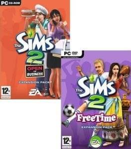 THE SIMS 2 OPEN FOR BUSINESS & FREE TIME THE SIMS 2 OPEN FOR BUSINESS & FREE TIME