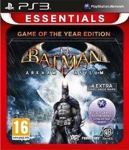 BATMAN ARKHAM ASYLUM GOTY ESSENTIALS - PS3 BATMAN ARKHAM ASYLUM GOTY ESSENTIALS - PS3