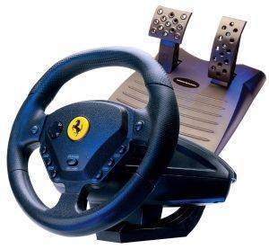 PS2 - THRUSTMASTER ENZO FERRARI FORCE GT WHEEL + PEDALS