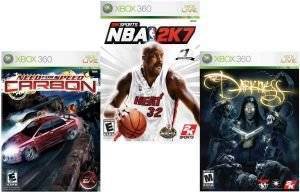 THE DARKNESS & NFS CARBON .& NBA 2K7