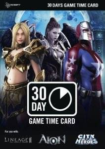 NCSOFT (AION) PREPAID GAME CARD : 30DAYS NCSOFT (AION) PREPAID GAME CARD : 30DAYS