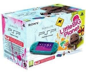PSP - 3000 SONYTURQUOISE & LITTLEBIGPLANET PSP - 3000 SONYTURQUOISE & LITTLEBIGPLANET