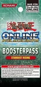 YU GI OH ONLINE BOOSTER PASS STARDUST RISING YU GI OH ONLINE BOOSTER PASS STARDUST RISING