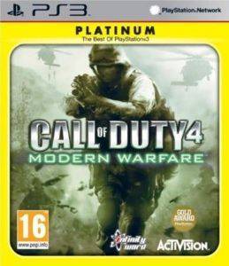 CALL OF DUTY 4: MODERN WARFARE PLATINUM - PS3 CALL OF DUTY 4: MODERN WARFARE PLATINUM - PS3